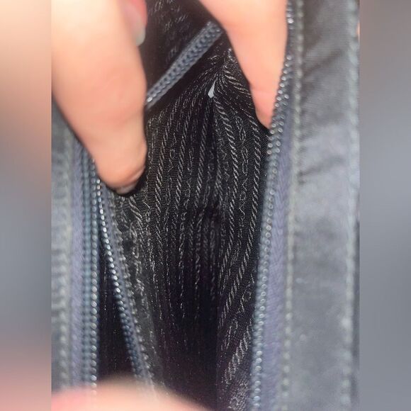 PRADA Tessuto Metal nylon Handle Bag with authenticity cards and paperwork - Picture 8 of 12